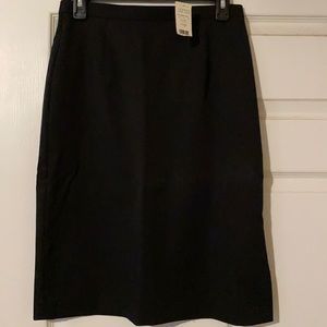 Black pencil skirt